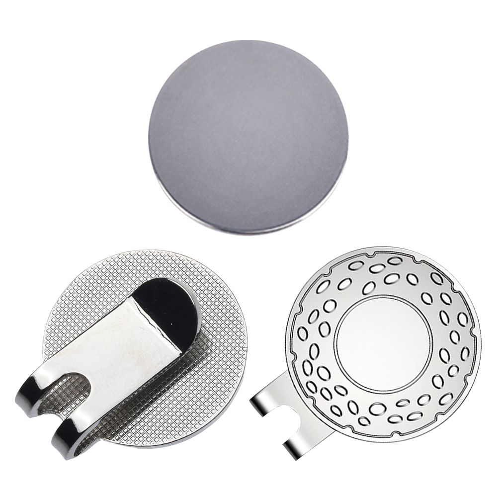 Ball Marker Set - 2Pcs Magnetic Golf Hat Clip Ball