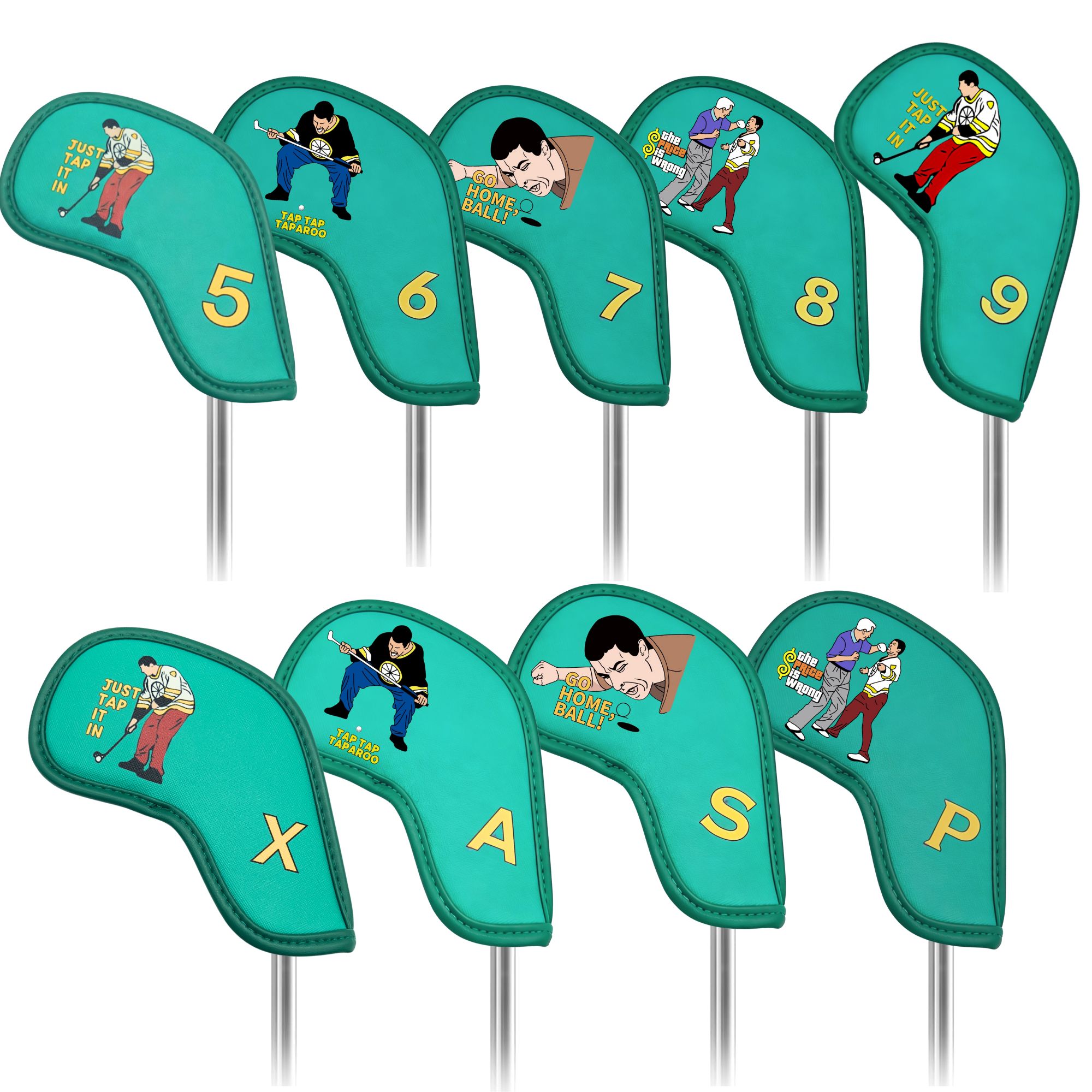 Golf Equipment Deals - 9 pcs Golf Iron Covers with