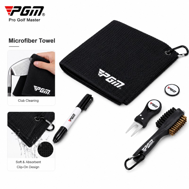 PGM Golf Club Cleaning Kit Mic - Ball Marker Set recension och pris
