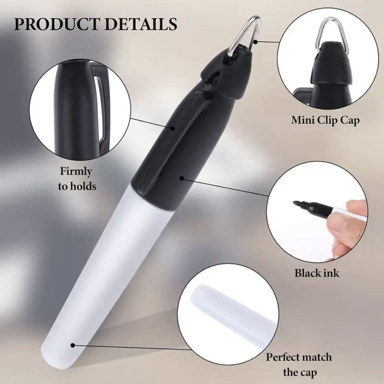 12pcs Golf Marking Pen Mini Pe - Ball Marker Set recension och pris