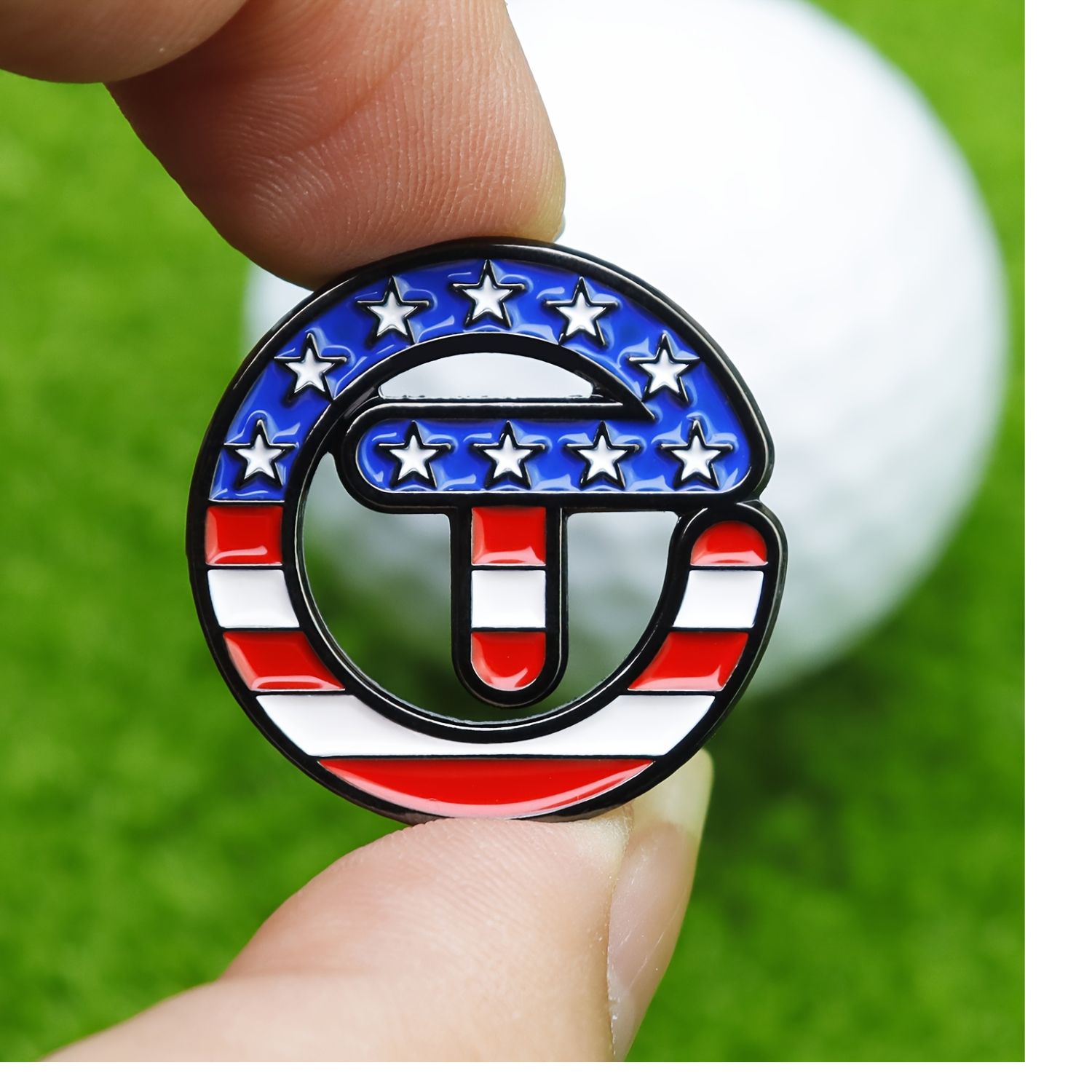 USA Themed Stars Stripes Golf  - Ball Marker Set recension och pris