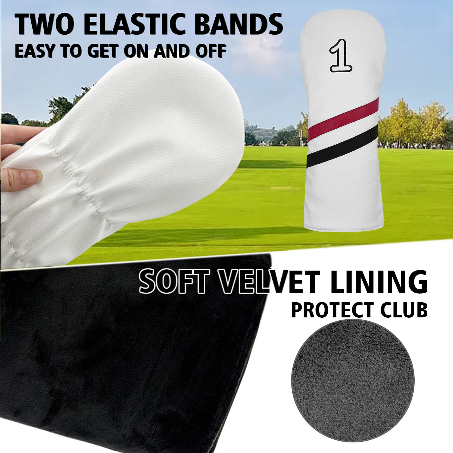 Golf Club #1 #3 #5 #U Wood Hea - Golf Equipment Deals recension och pris