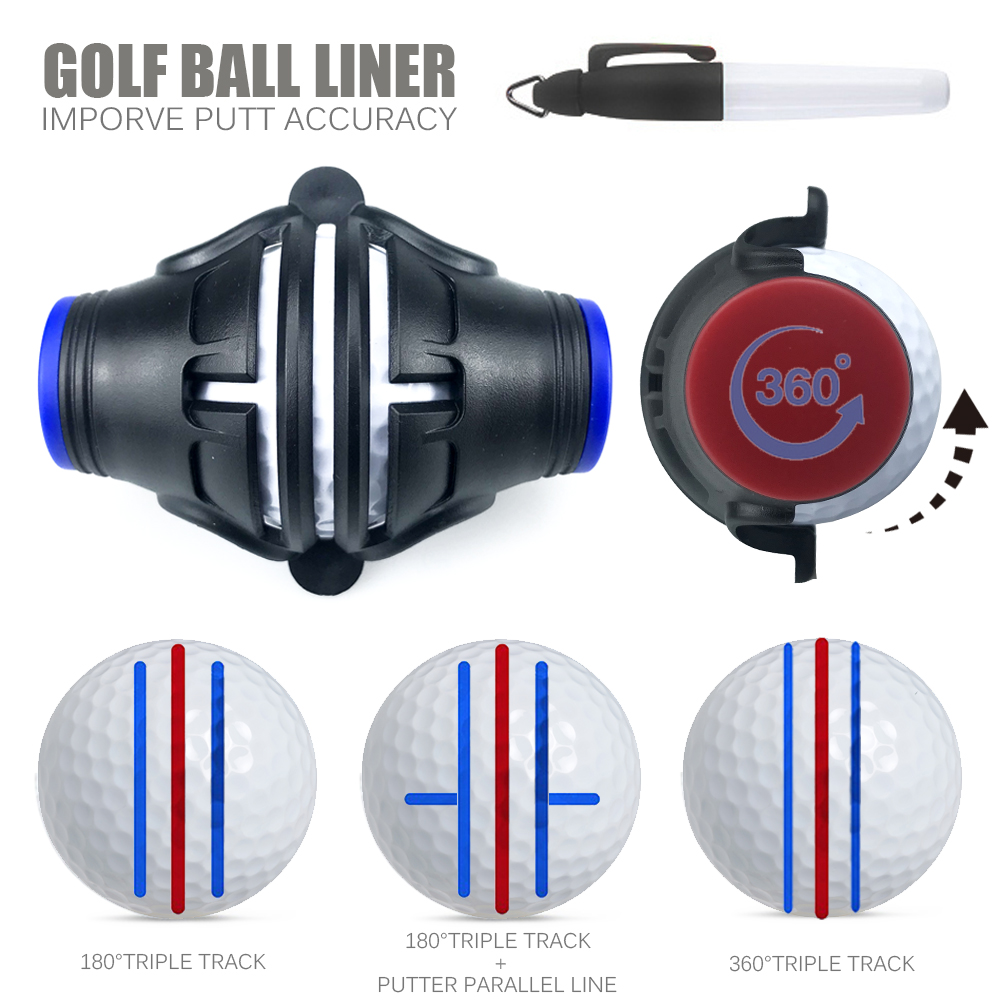 360 Degree Rotating Golf Ball  - Ball Marker Set recension och pris