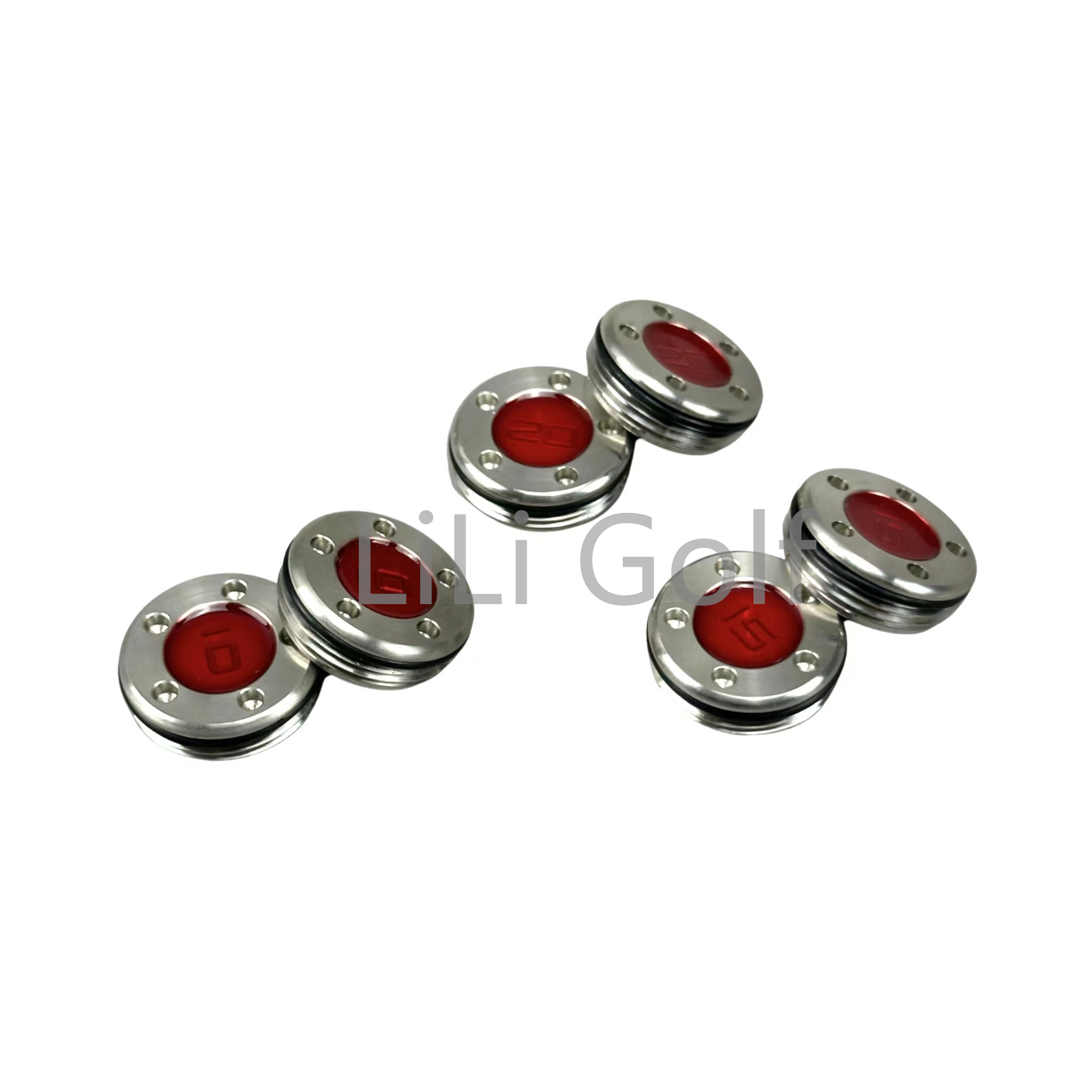 2pcs Red Golf Weight Custom Pu - Driver Golf Titanium recension och pris