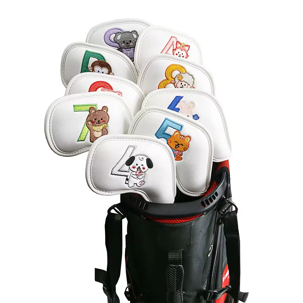 9Pcs Cute Cartoon Animal Golf  - Golf Equipment Deals recension och pris