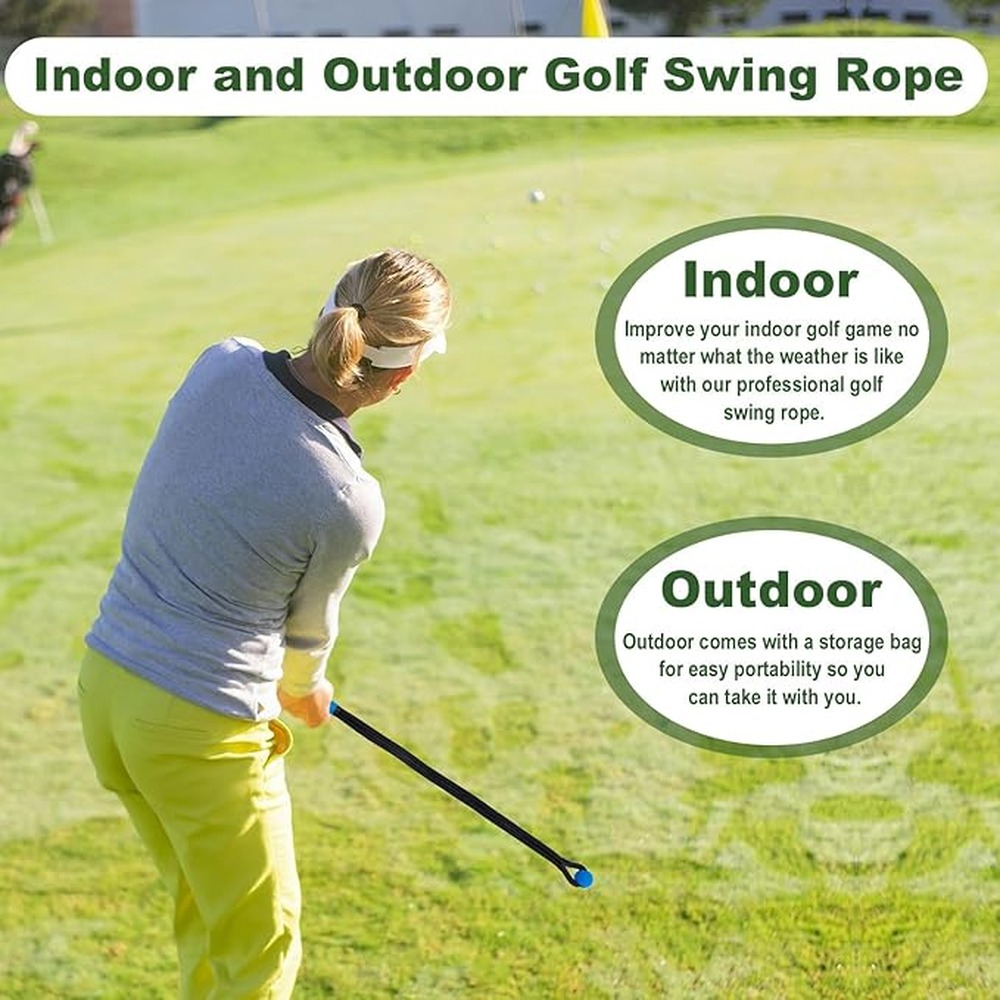Golf Rope Swing Trainer Blue B - Golf Equipment Essentials recension och pris
