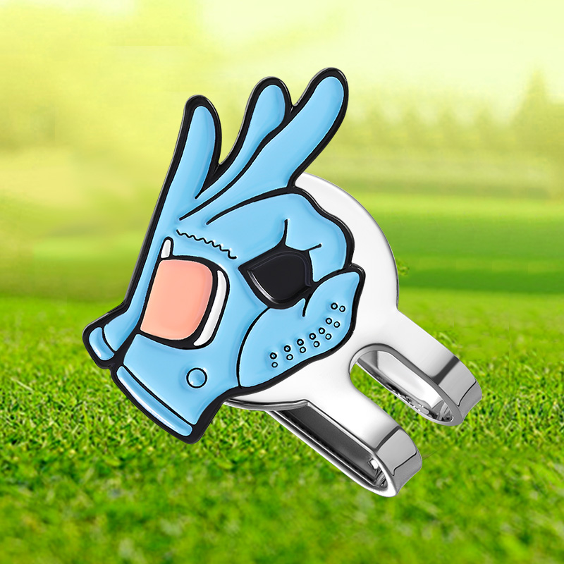 OK Sign Golf Hat Clip Ball Mar - Ball Marker Set recension och pris