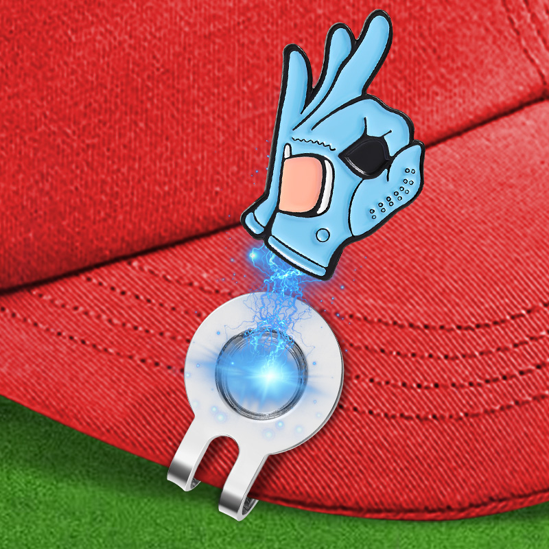 OK Sign Golf Hat Clip Ball Mar - Ball Marker Set recension och pris