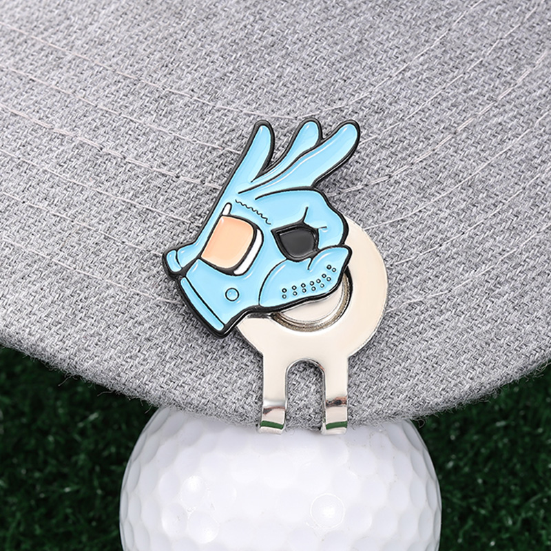 OK Sign Golf Hat Clip Ball Mar - Ball Marker Set recension och pris